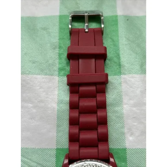 Arkansas Razorbacks Rhinestone Bezel Quartz Watch - Picture 3 of 7